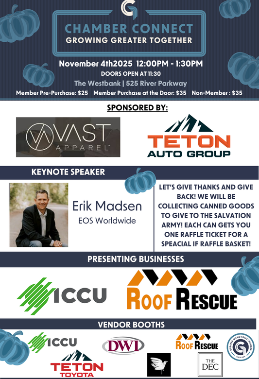 November Chamber Connect Lunch- Member Price
