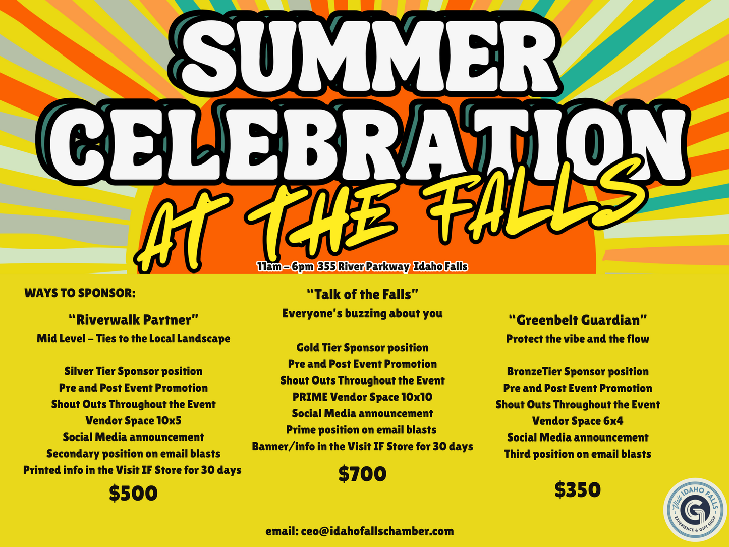 Summer Celebration - Talk of the Falls